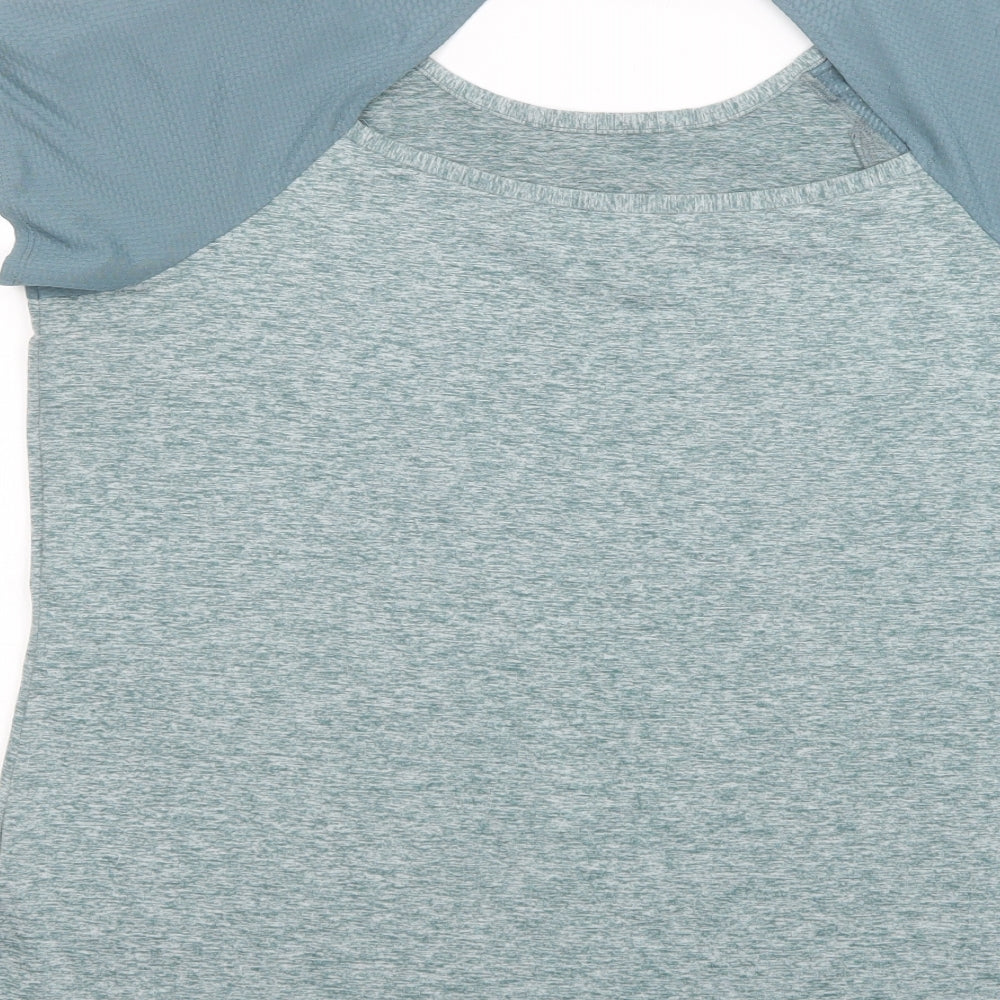 Womens UK Size L Dunnes Stores Green Basic T-Shirt