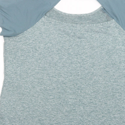 Womens UK Size L Dunnes Stores Green Basic T-Shirt