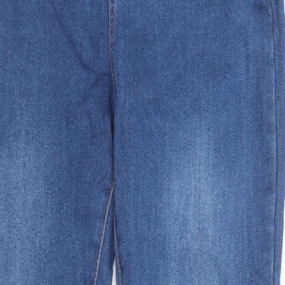 Peacocks Womens Blue  Cotton Jegging Jeans Size 8 L28 in Regular Button