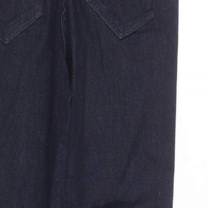 NEXT Womens Blue  Cotton Jegging Jeans Size 10 L27 in Regular Button