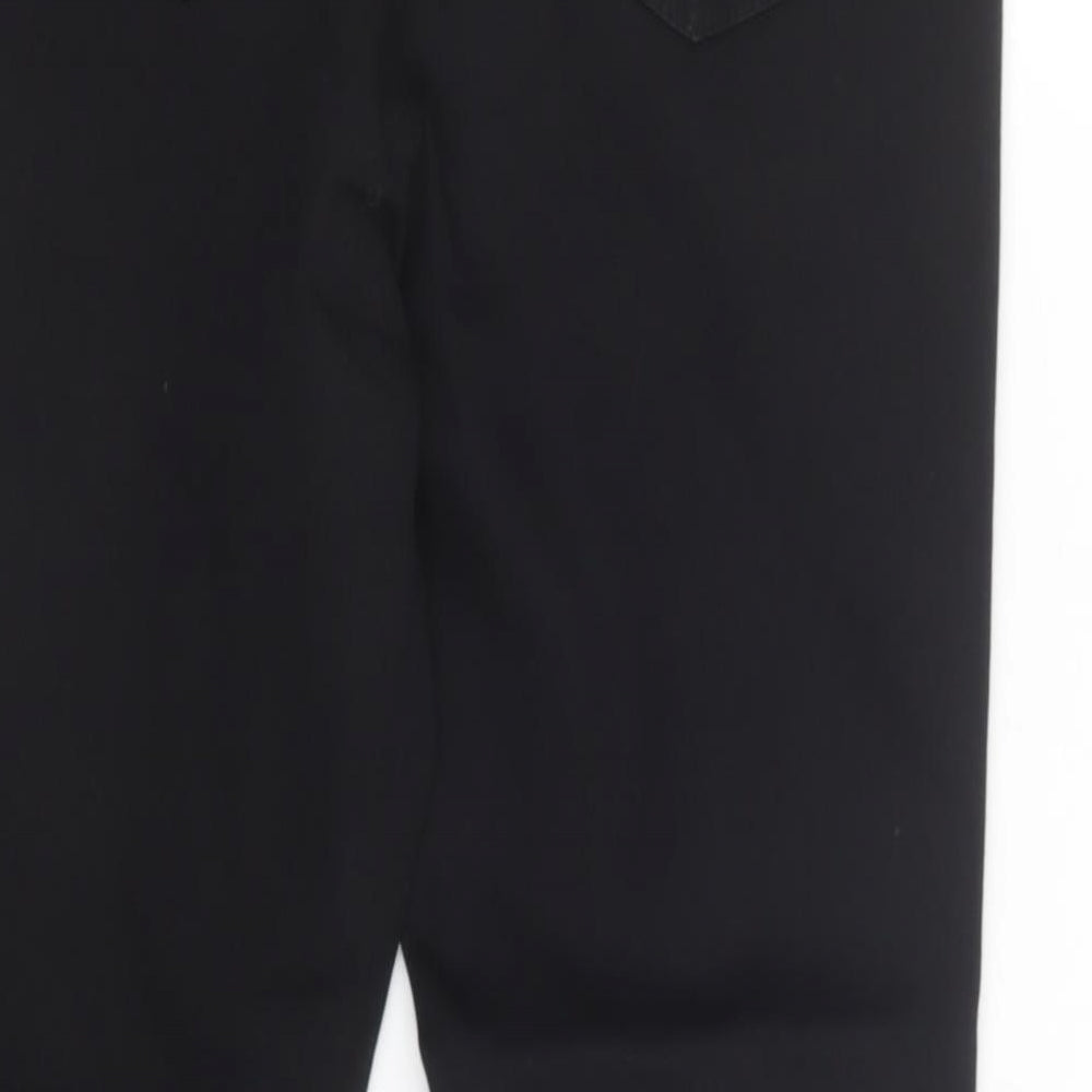 Dunnes Stores Womens Black  Cotton Skinny Jeans Size 10 L26 in Regular Button