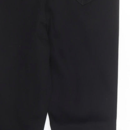 Dunnes Stores Womens Black  Cotton Skinny Jeans Size 10 L26 in Regular Button