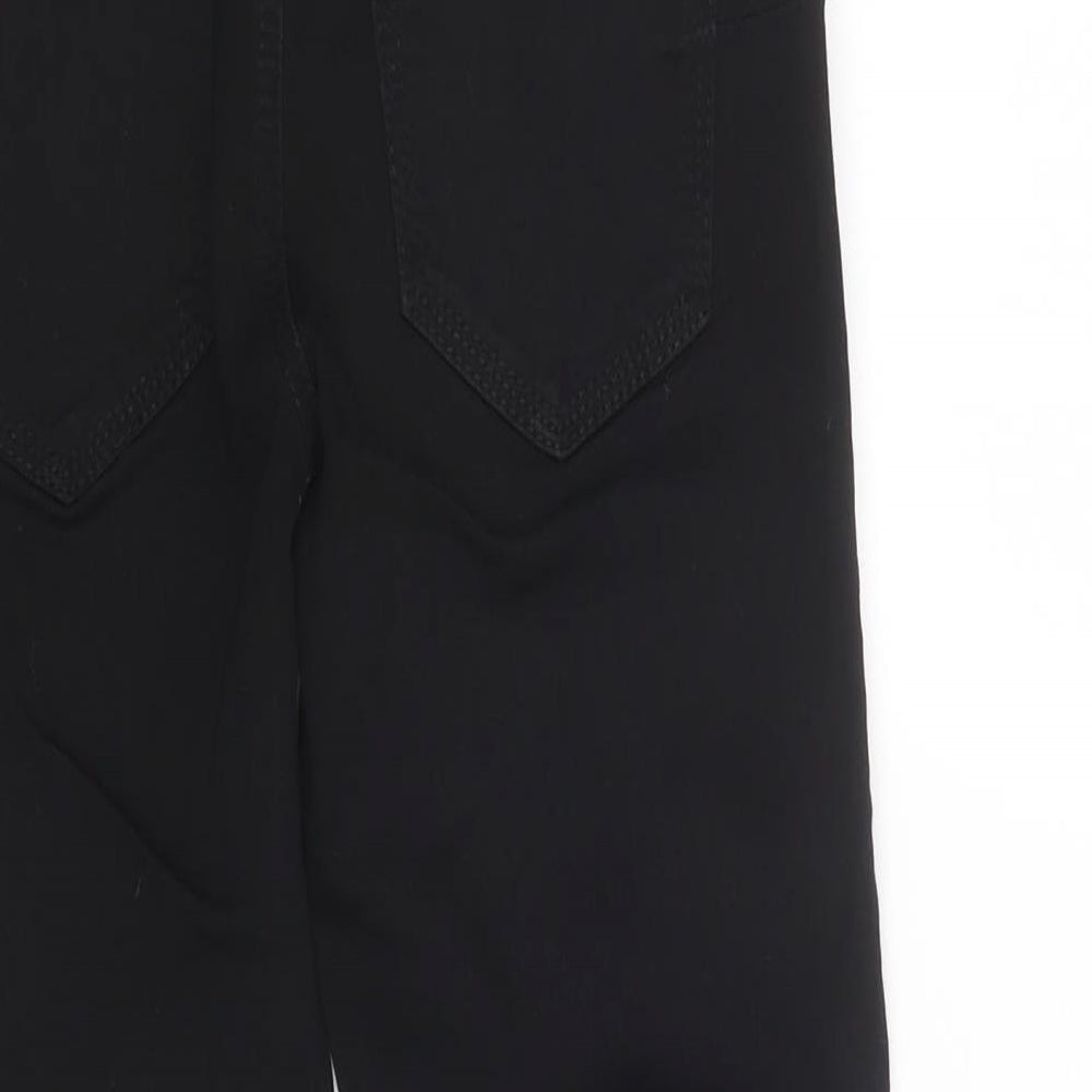 Evermore Womens Black  Cotton Skinny Jeans Size 27 in L26 in Regular Button