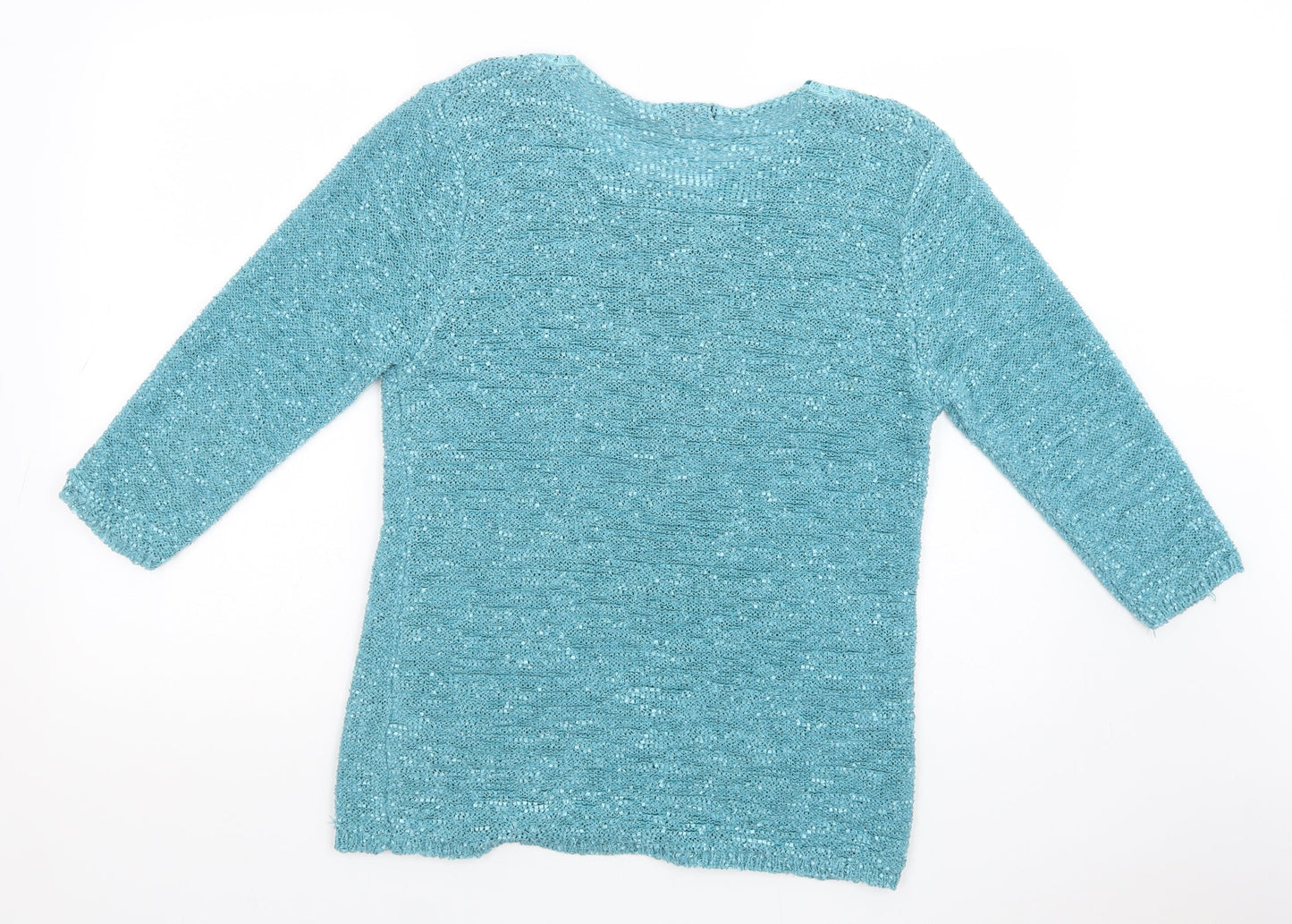 Womens UK Size M Bm Collection Green Pullover Jumper