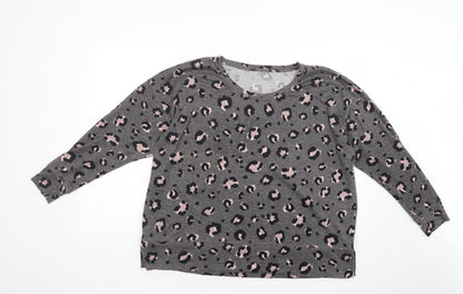Womens UK Size L Dunnes Stores Grey Pullover Jumper