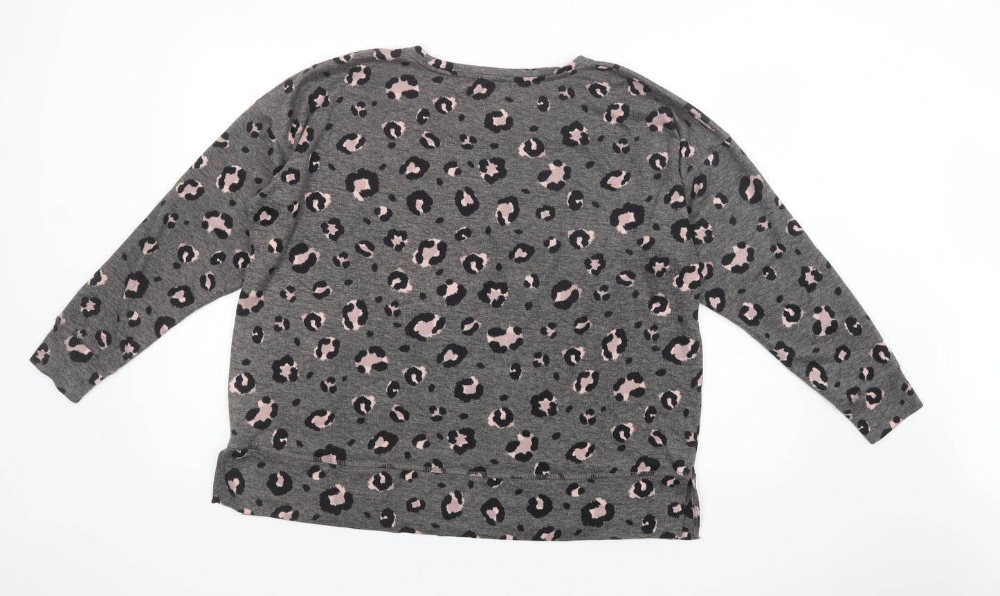 Womens UK Size L Dunnes Stores Grey Pullover Jumper