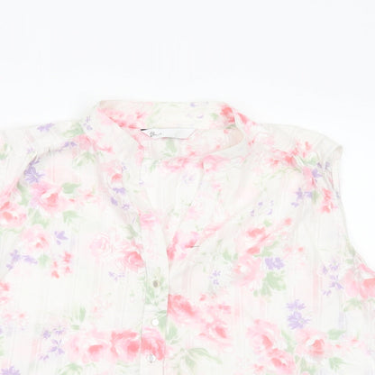 Womens UK Size 18 BHS White Basic Blouse