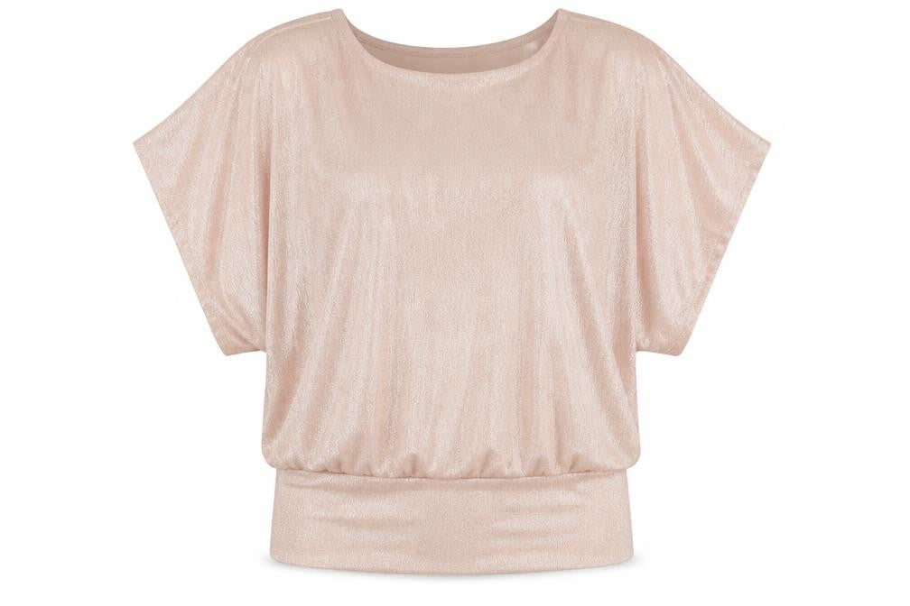Womens UK Size 8 New Look Gold Basic Blouse