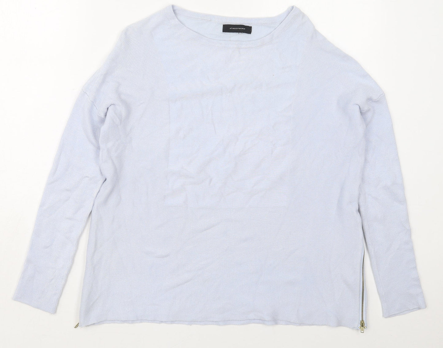 Womens UK Size 10 Atmosphere Blue Pullover Jumper
