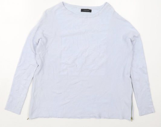 Womens UK Size 10 Atmosphere Blue Pullover Jumper