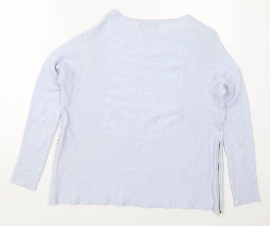 Womens UK Size 10 Atmosphere Blue Pullover Jumper