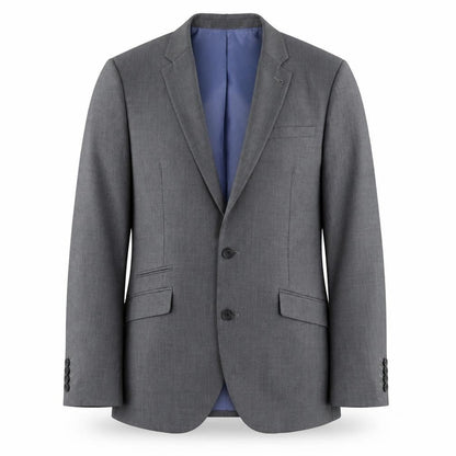 Cedarwood State Mens Grey Polyester Jacket Suit Jacket Size 40