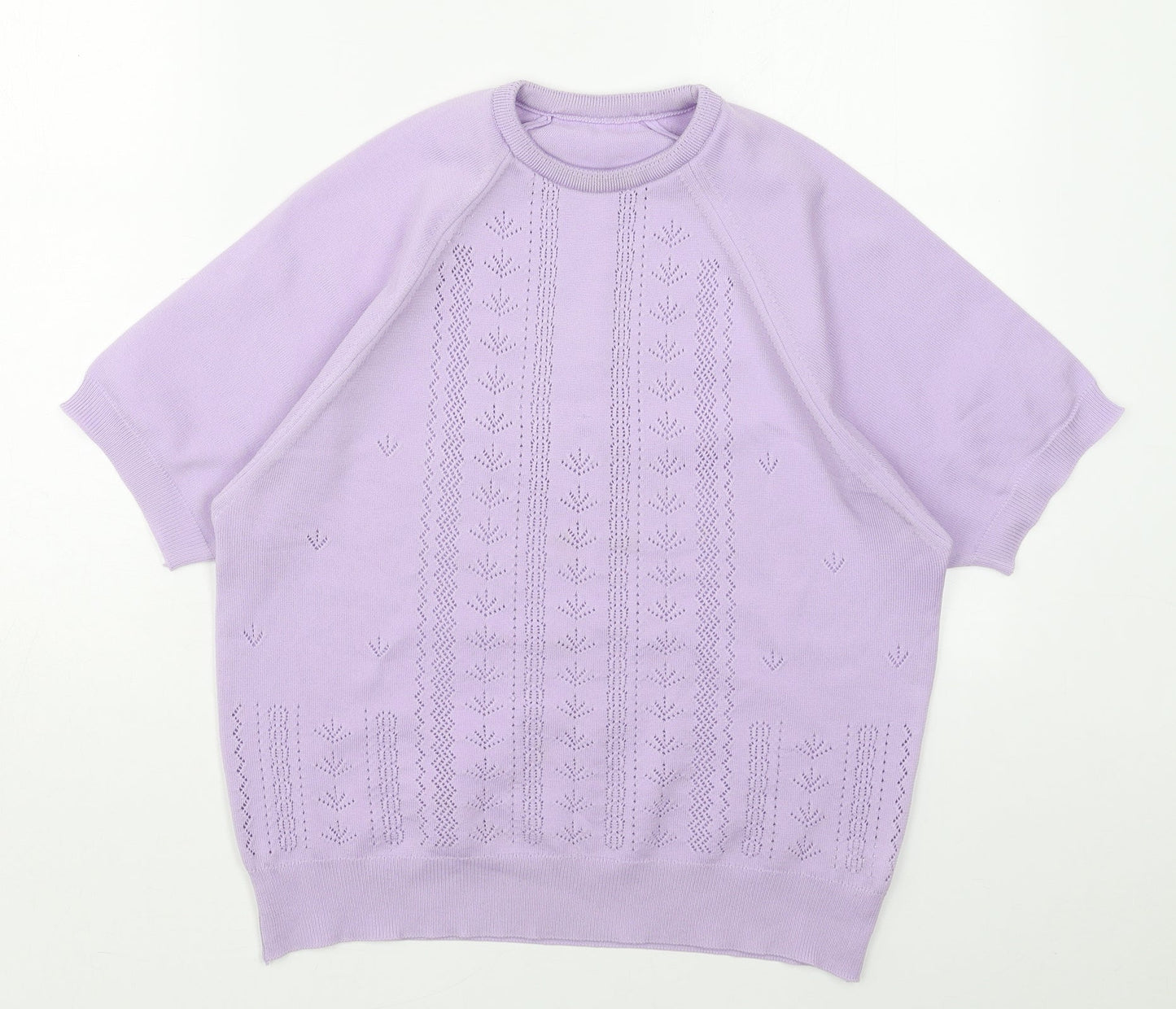 Womens UK Size 14 Berkertex Purple Pullover Jumper