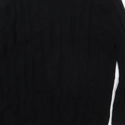 Boohoo Womens Black V-Neck  Viscose Cardigan Jumper Size M