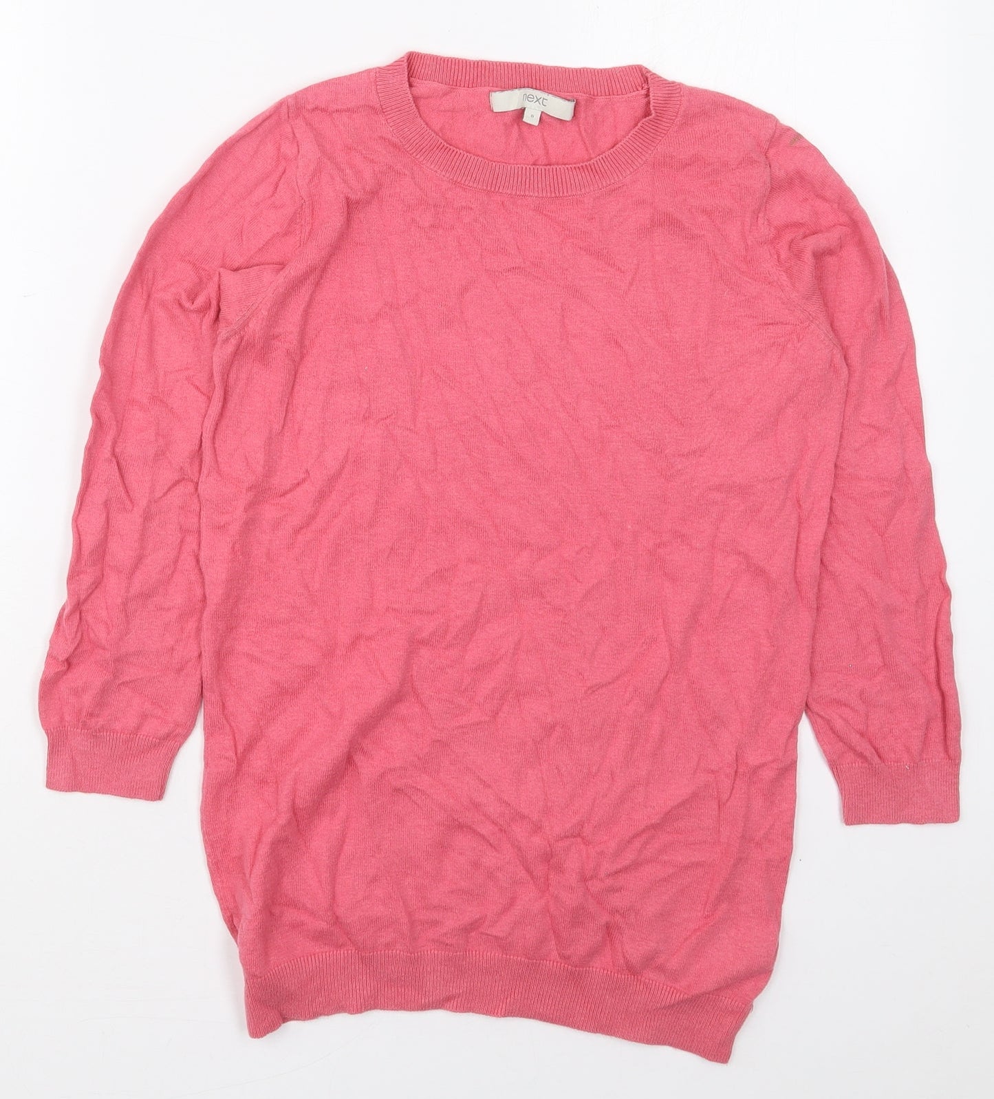 Womens UK Size 8 NEXT Pink Pullover Jumper