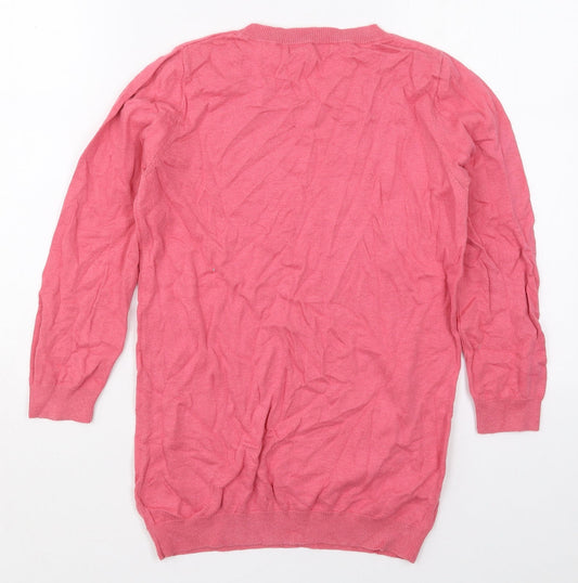 Womens UK Size 8 NEXT Pink Pullover Jumper