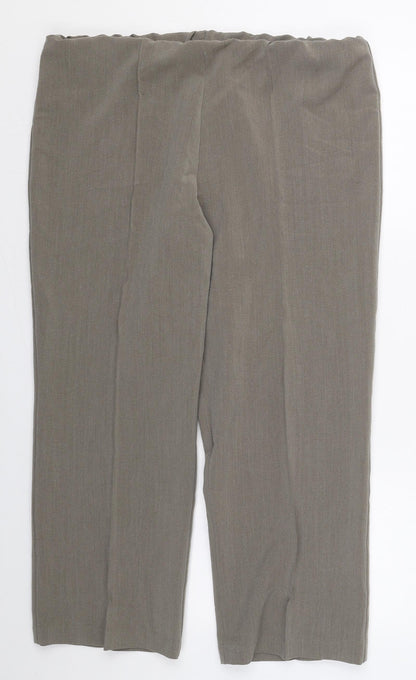 Womens UK Size 16 Sarah Hamilton Regular Fit  Grey Trousers