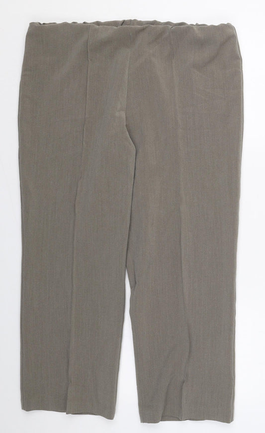 Womens UK Size 16 Sarah Hamilton Regular Fit  Grey Trousers