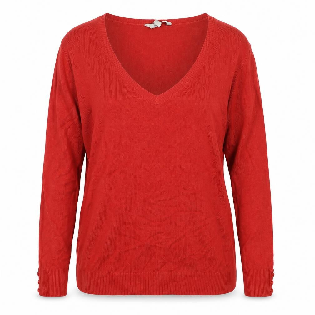 Womens UK Size 16 Peacocks Red Pullover Jumper