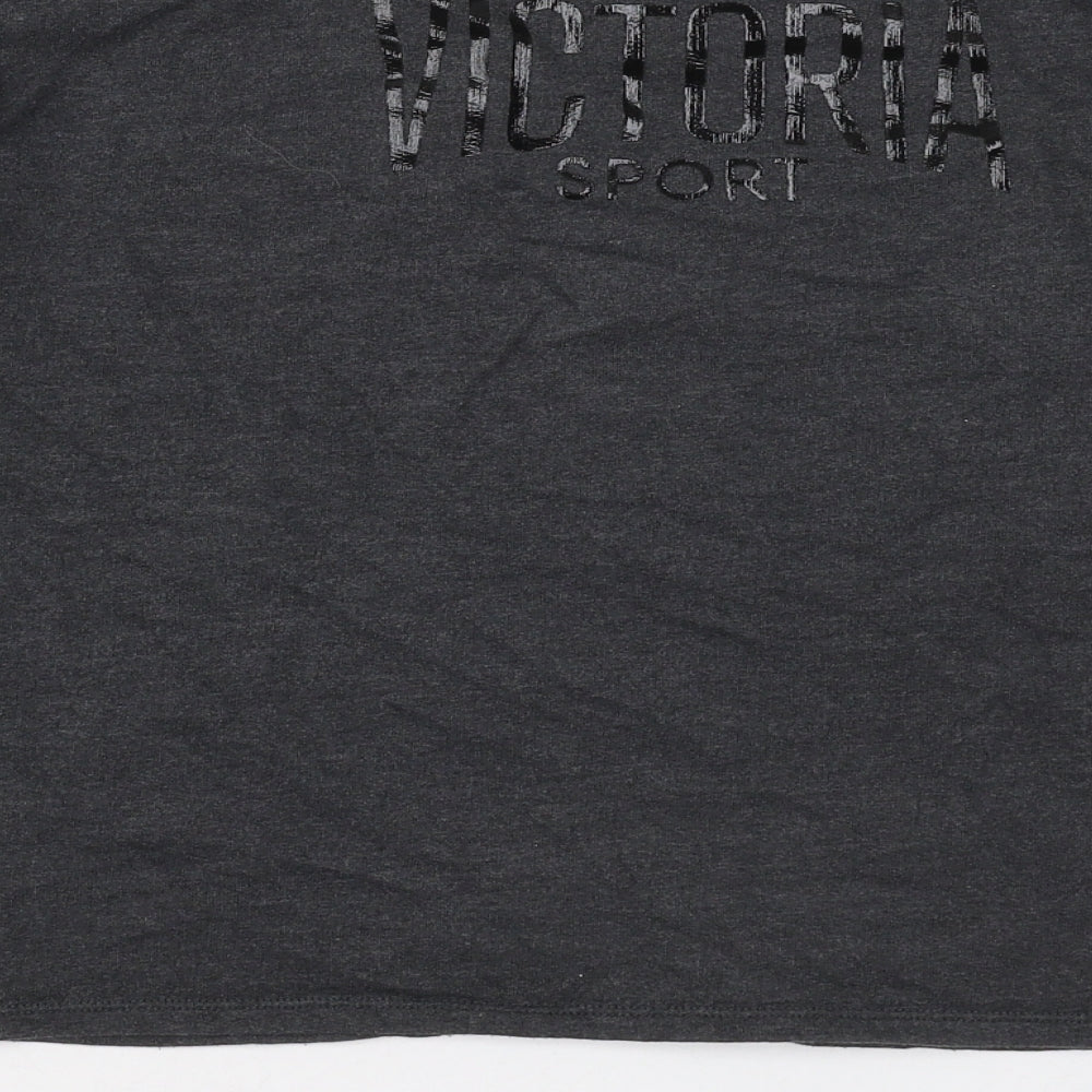 Victoria Sport Womens Grey  Cotton Pullover Sweatshirt Size M  Pullover - 10