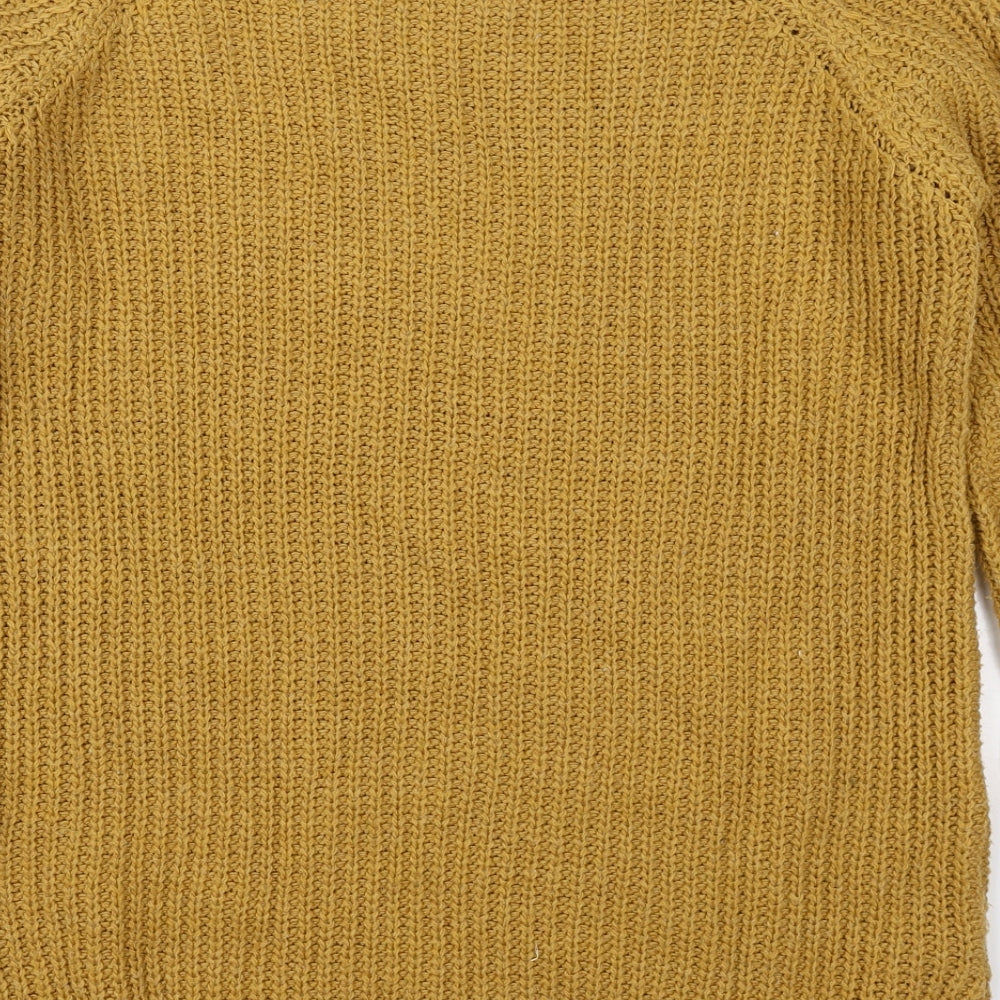 Womens UK Size S Cameo Rose Yellow Pullover Jumper