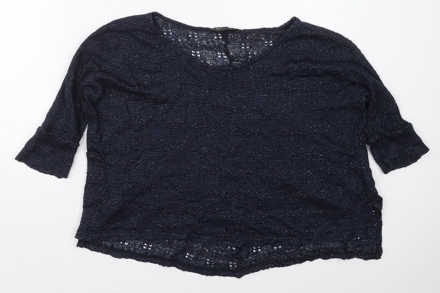 Womens UK Size 6 Miss Selfridge Blue Pullover Jumper