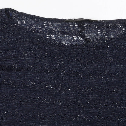 Womens UK Size 6 Miss Selfridge Blue Pullover Jumper