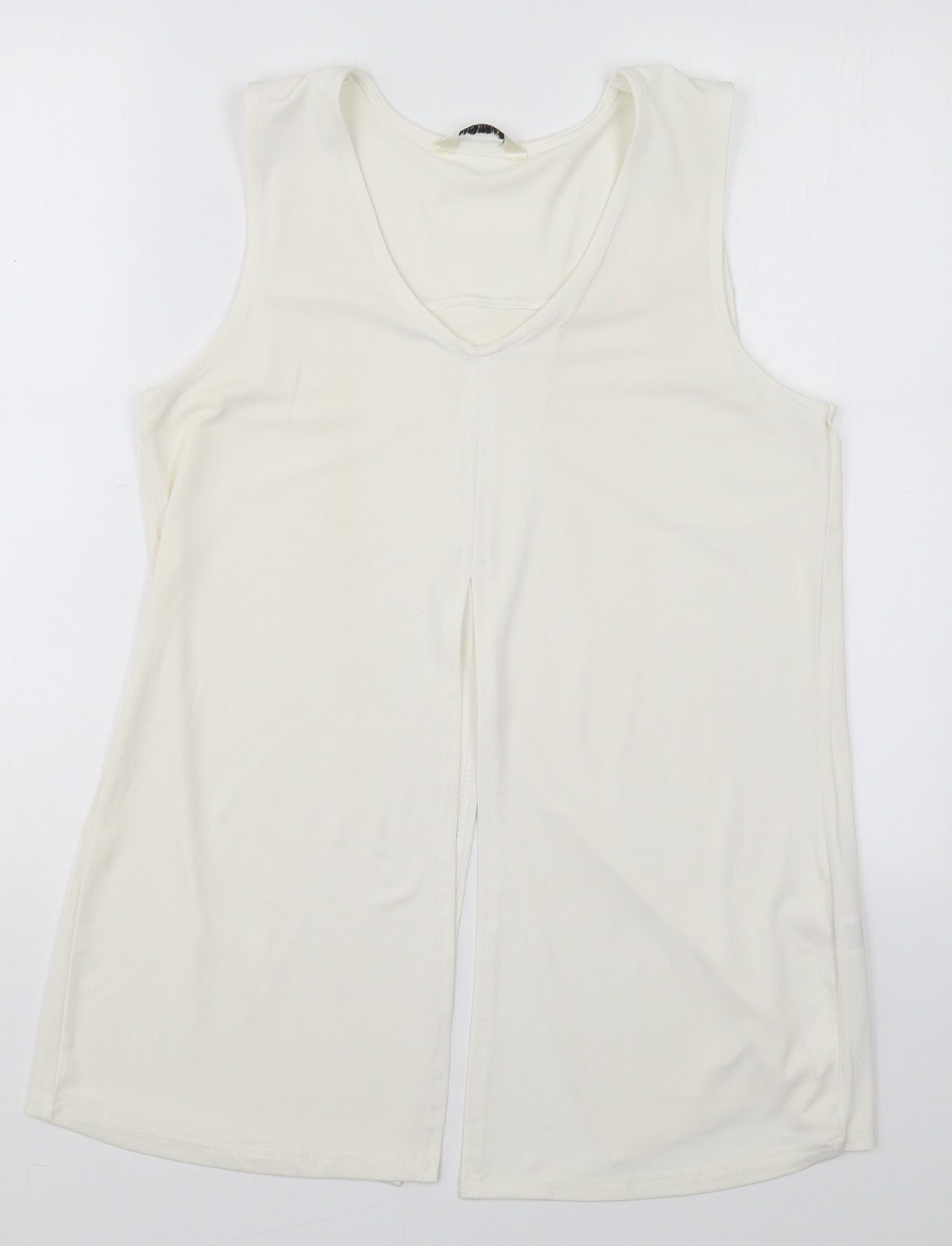 Womens UK Size 12 Preworn Red Basic Tank