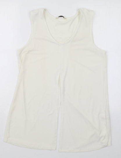 Womens UK Size 12 Preworn Red Basic Tank