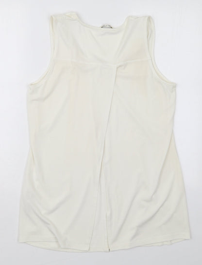 Womens UK Size 12 Preworn Red Basic Tank
