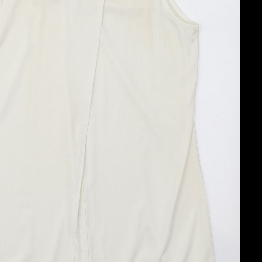 Womens UK Size 12 Preworn Red Basic Tank