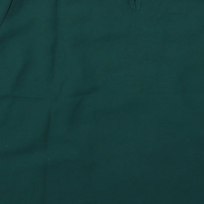 Womens UK Size 10 Studio Green Basic Blouse