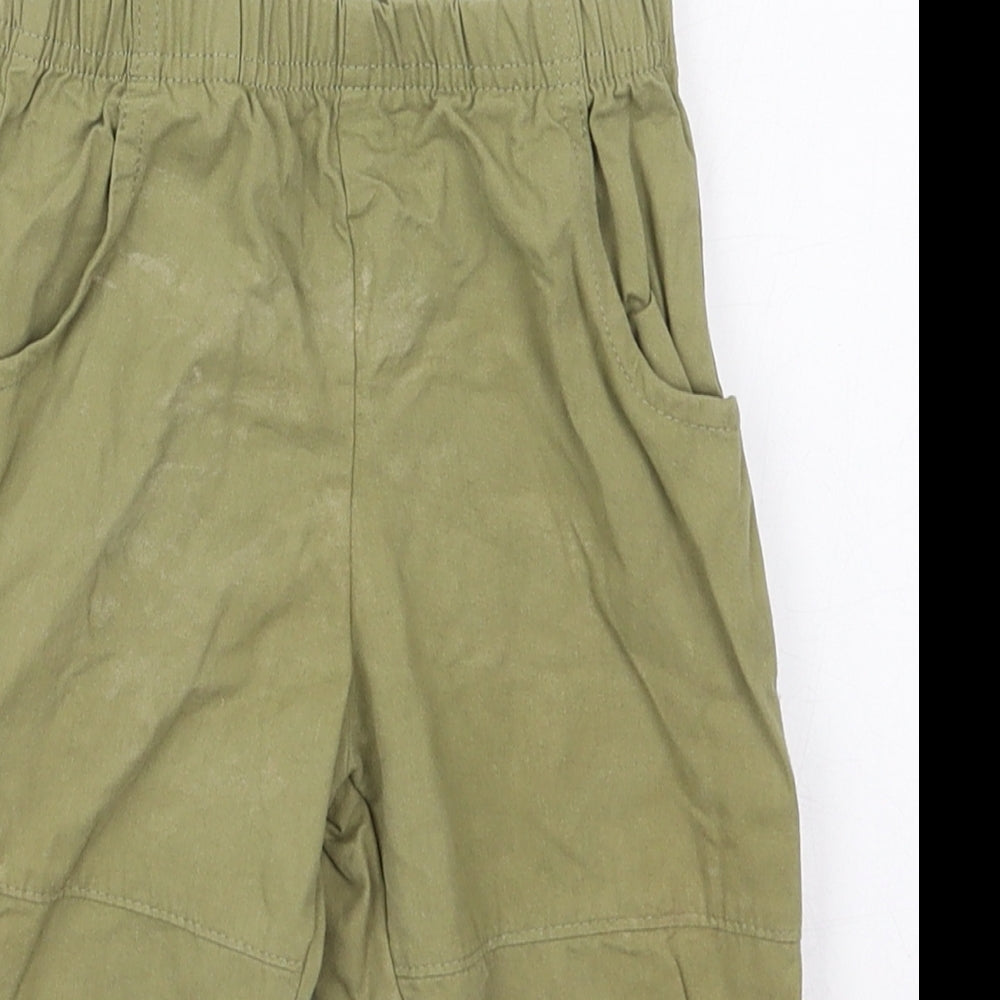 SheIn Boys Green  Cotton Cargo Trousers Size 9 Months