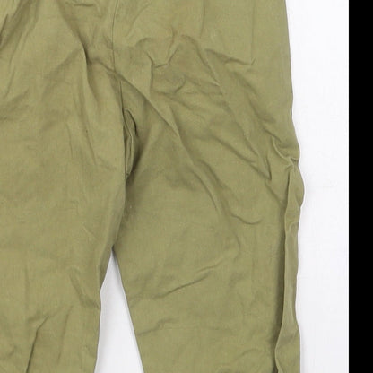 SheIn Boys Green  Cotton Cargo Trousers Size 9 Months