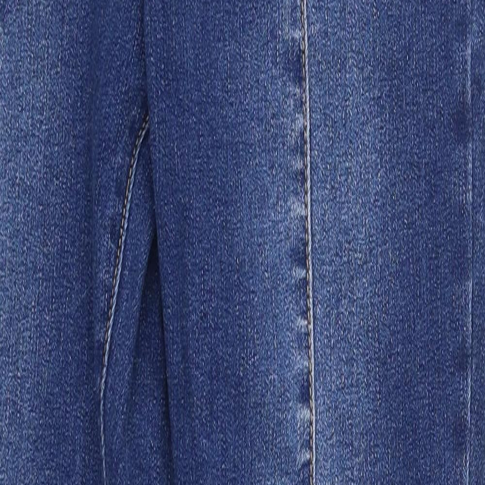 Womens UK Size M Preworn Regular Fit Skinny Blue Jeans