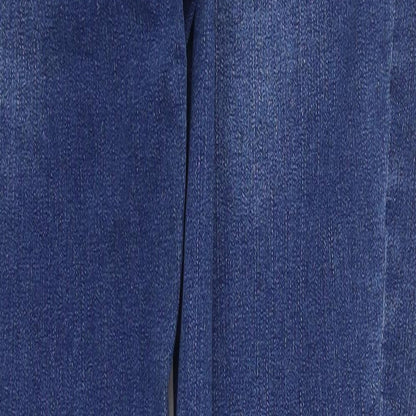 Womens UK Size M Preworn Regular Fit Skinny Blue Jeans