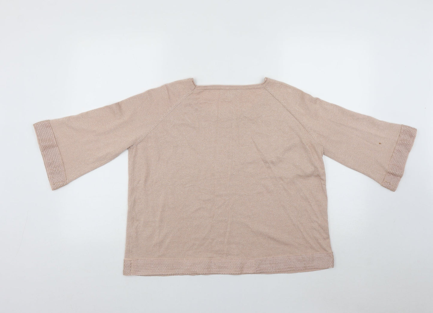 Womens UK Size S By Swan Beige Basic Blouse