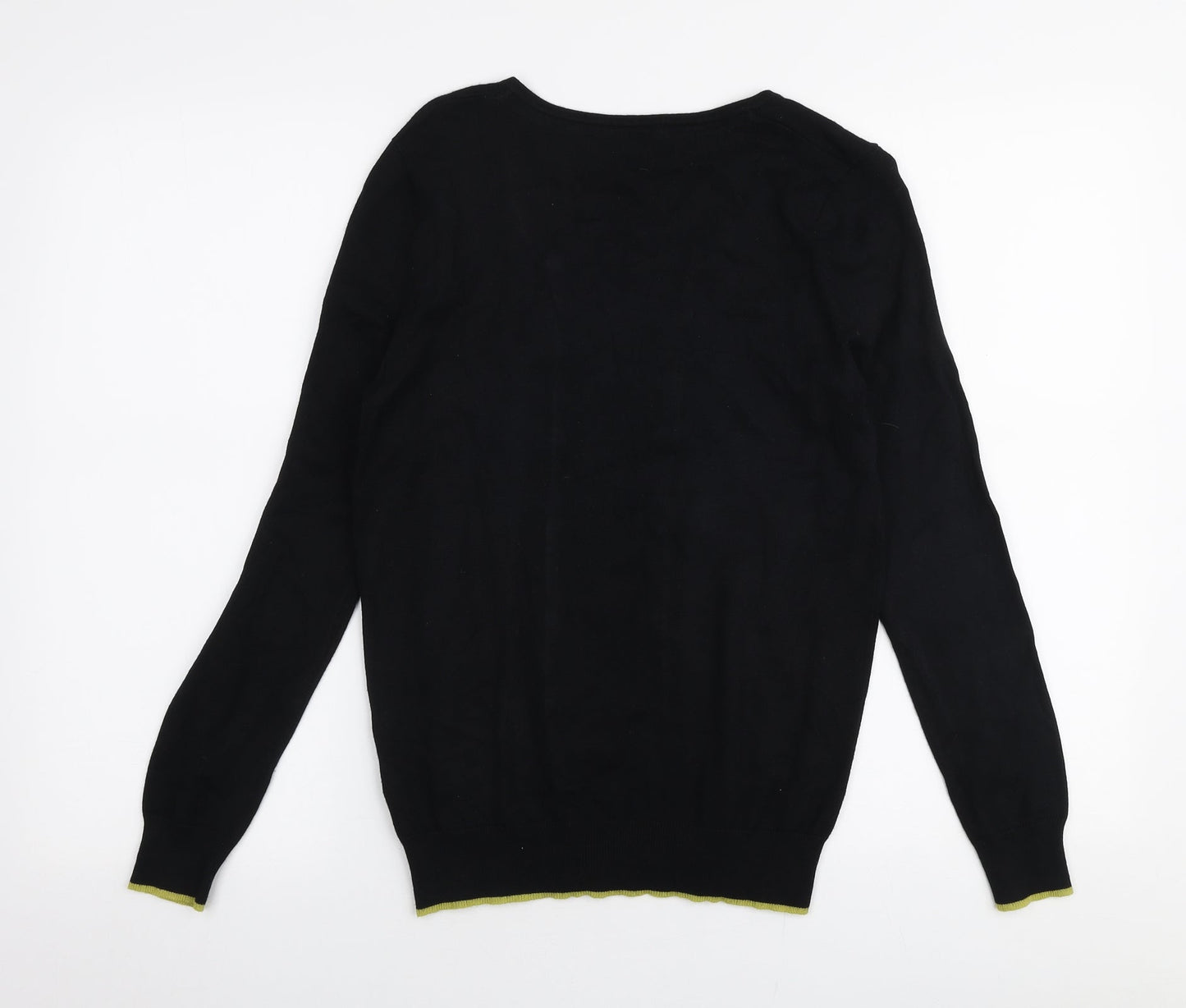 Womens UK Size 10 M&Co Black Pullover Jumper