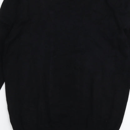 Womens UK Size 10 M&Co Black Pullover Jumper