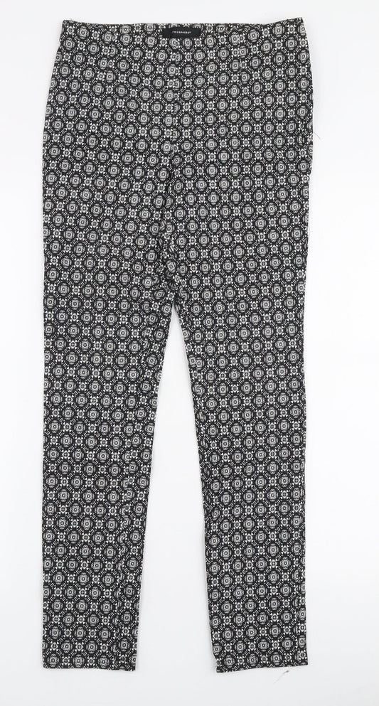 Womens UK Size 10 Atmosphere Slim Fit  Black Trousers