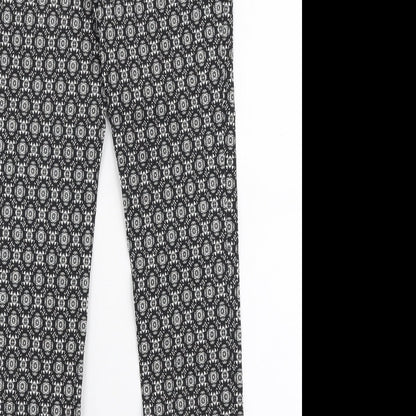 Womens UK Size 10 Atmosphere Slim Fit  Black Trousers