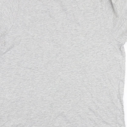 Primark Womens Grey  100% Cotton Jersey T-Shirt Size S Round Neck - Nyc