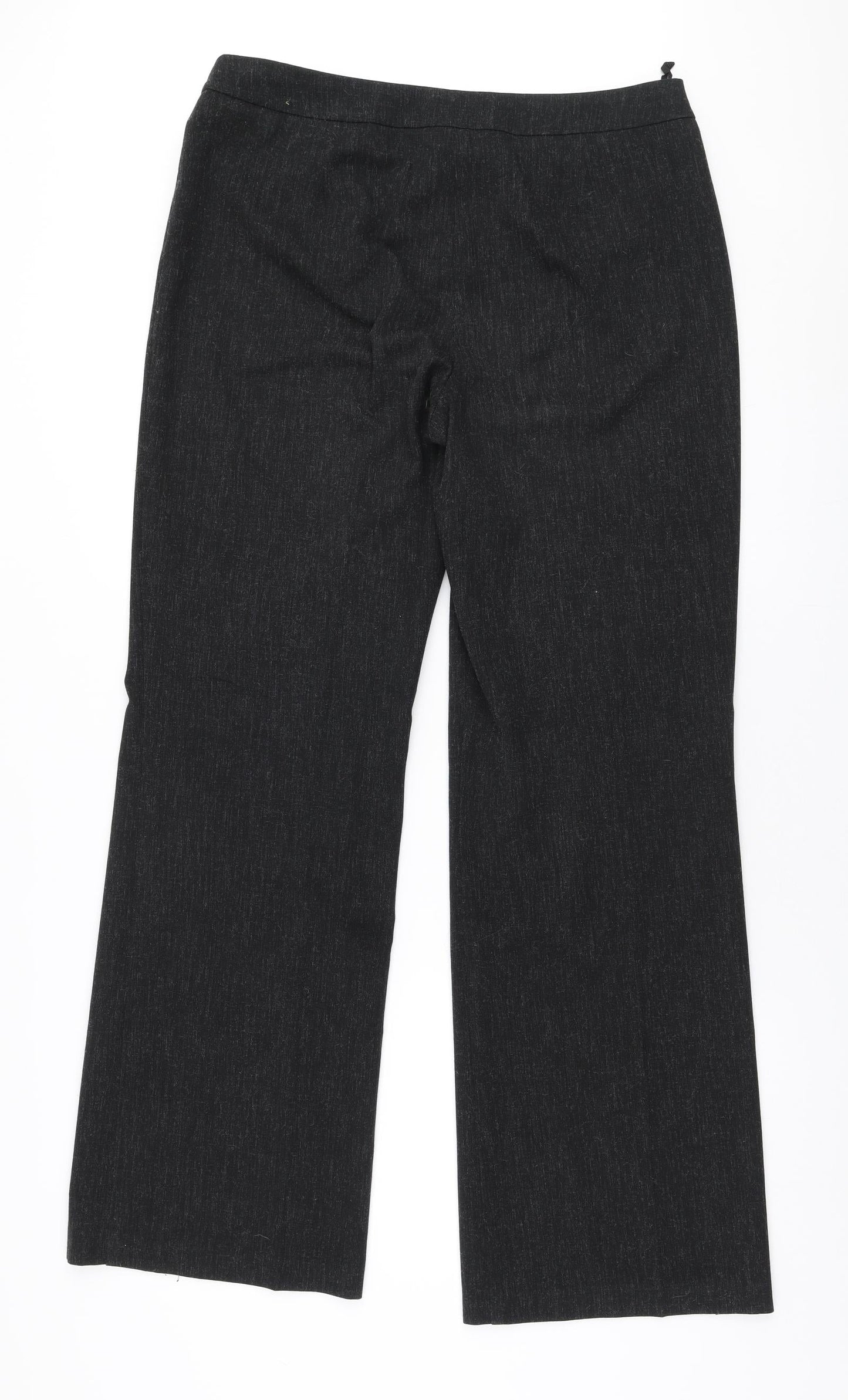 Womens UK Size 14 Marks and Spencer Regular Fit  Black Trousers