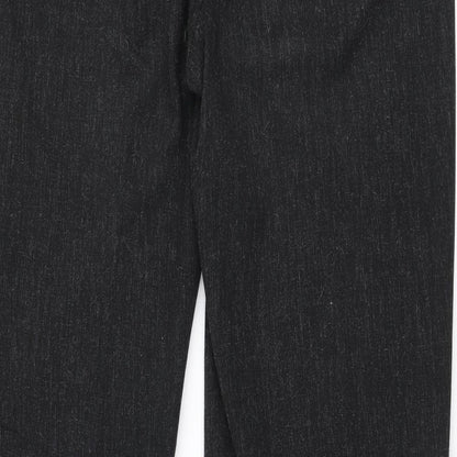 Womens UK Size 14 Marks and Spencer Regular Fit  Black Trousers