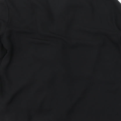 Womens UK Size 12 Topshop Black Basic Blouse