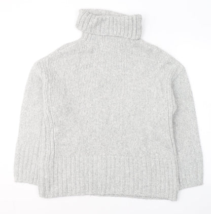 Womens UK Size S Dunnes Stores Grey Pullover Jumper