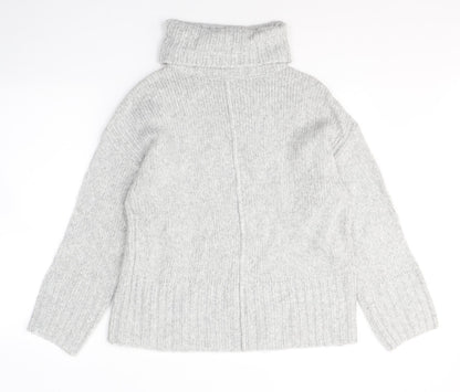 Womens UK Size S Dunnes Stores Grey Pullover Jumper