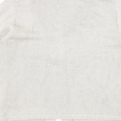 Womens UK Size 14 Alex & Co Brown Cardigan Jumper