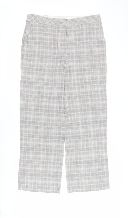 Womens UK Size 12 NEXT Regular Fit Carrot Multicoloured Trousers