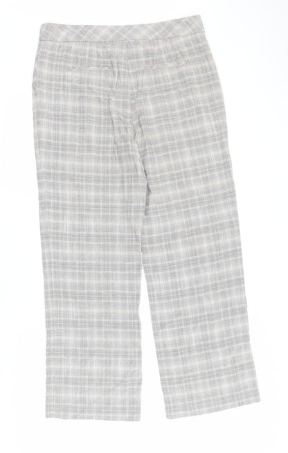 Womens UK Size 12 NEXT Regular Fit Carrot Multicoloured Trousers